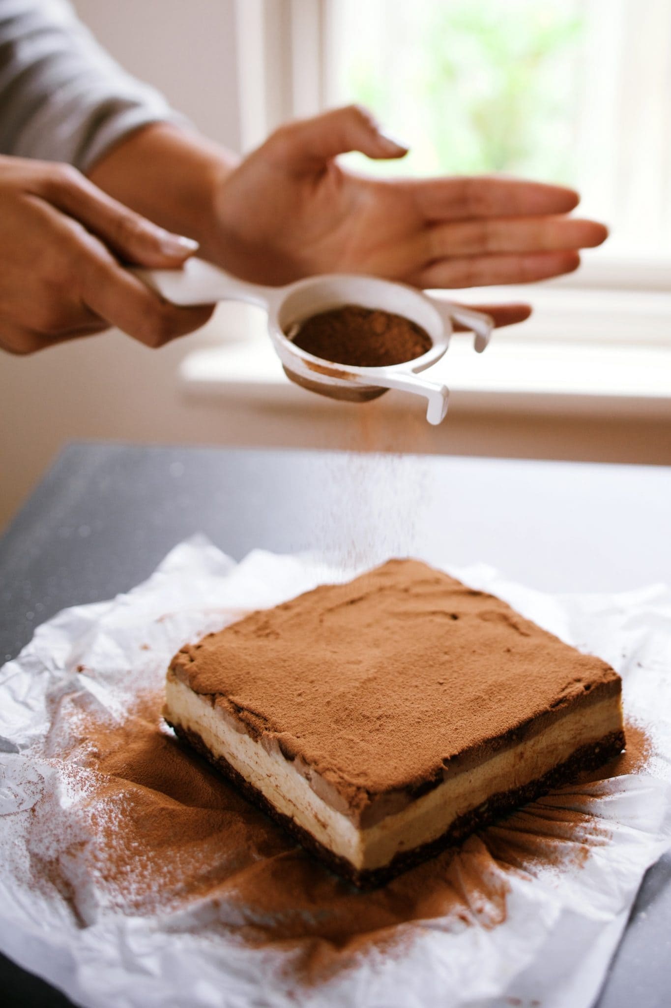 Raw Chocolate Coffee Cake