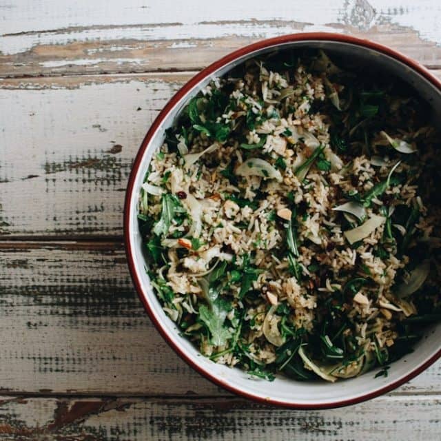 coconut-and-herb-rice-salad-with-caramelised-fennel