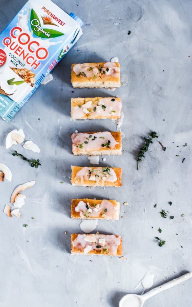 Lime and Coconut Bars