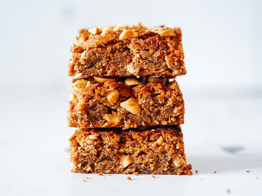 Vegan Peanut Butter Blondies