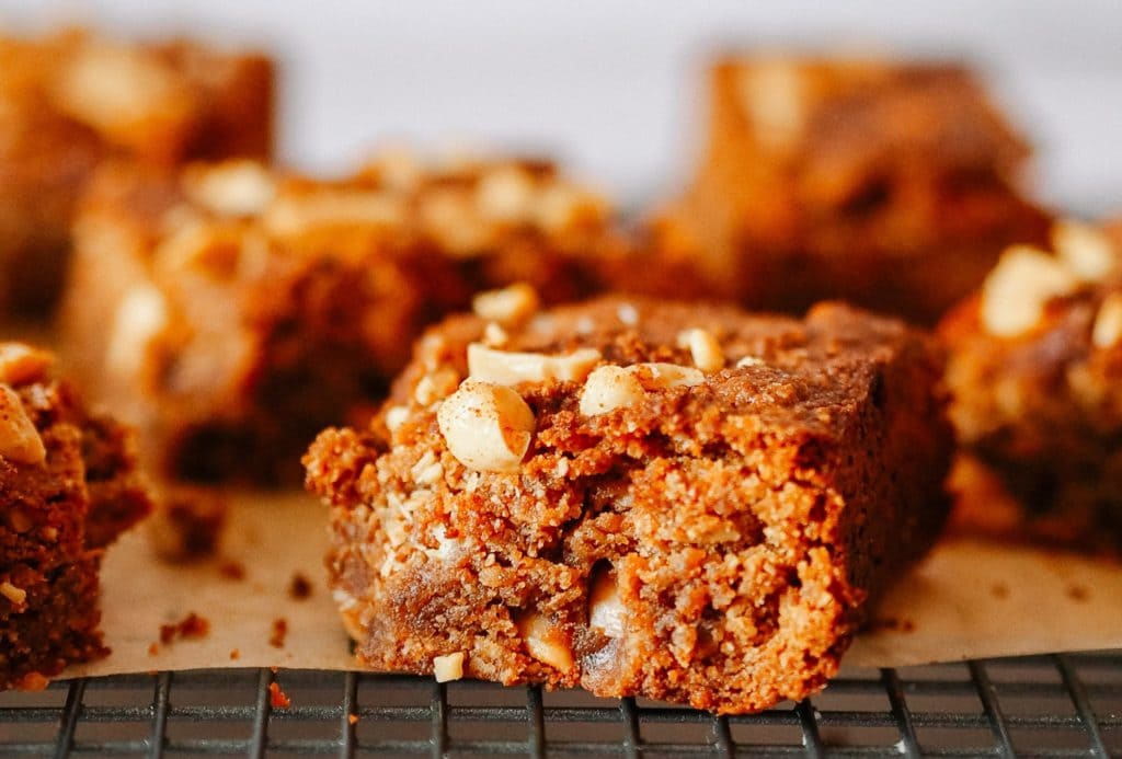 Vegan Peanut Butter Blondies