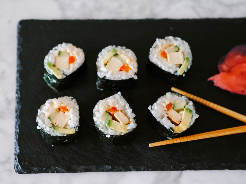 Tofu Avocado Sushi