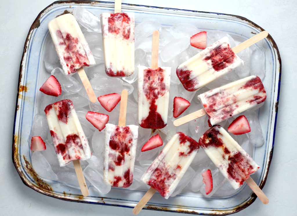 frozen-almond-milk-and-strawberry-popsicles